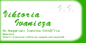 viktoria ivanicza business card